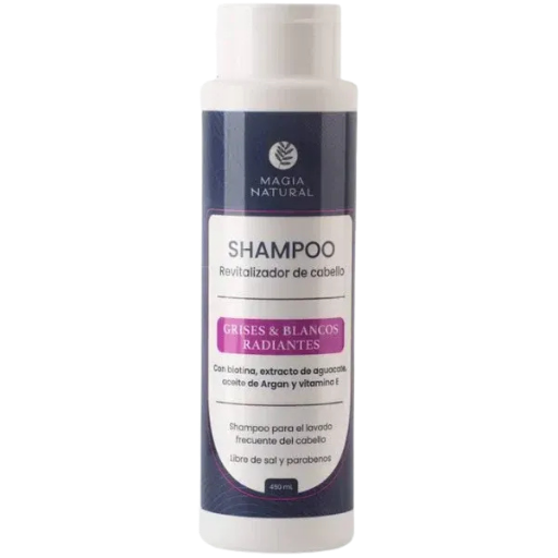 Shampoo Grises y Blancos Radiantes Magia Natural